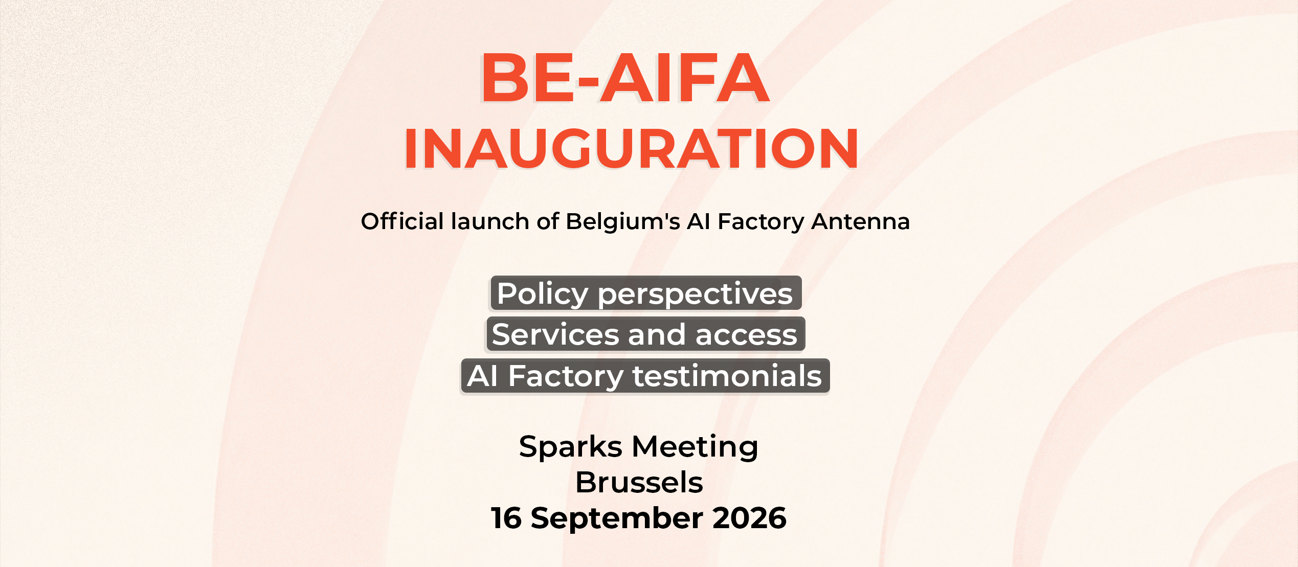 BE-AIFA Inauguration Event